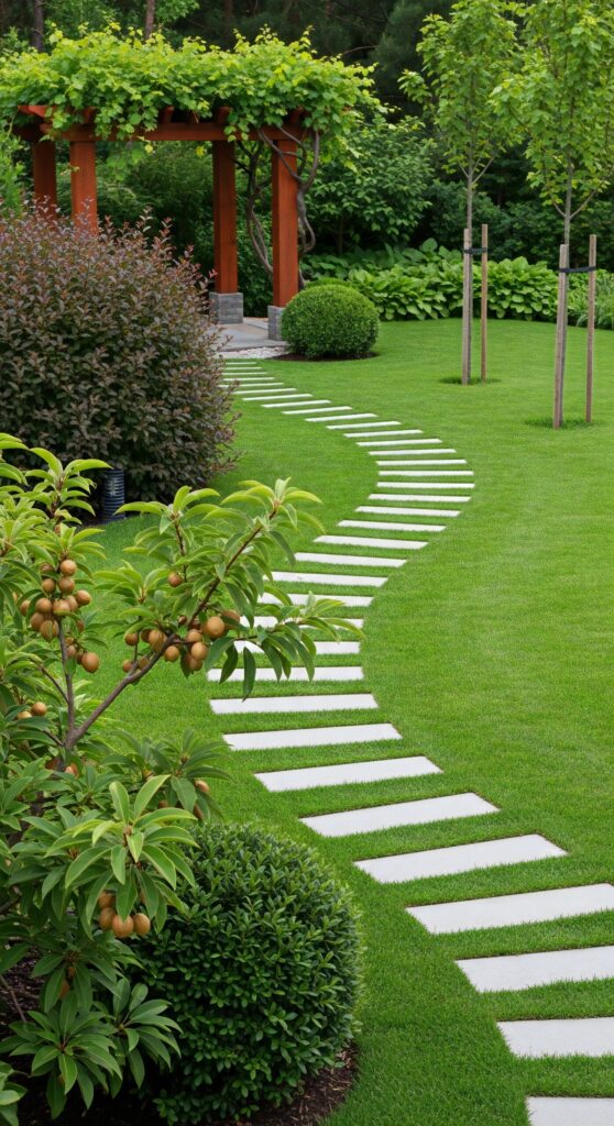 vecteezy nature background nature wallpaper a winding stone path 71056091